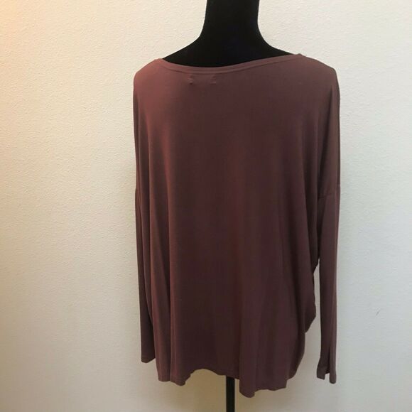 PIKO Womens Tunic Size XS S Reindeer Brown Top T1851 Bamboo PLEASE READ - Picture 2 of 6